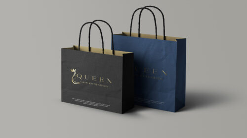 Progettazione Grafica Brand Queen Hair Extension