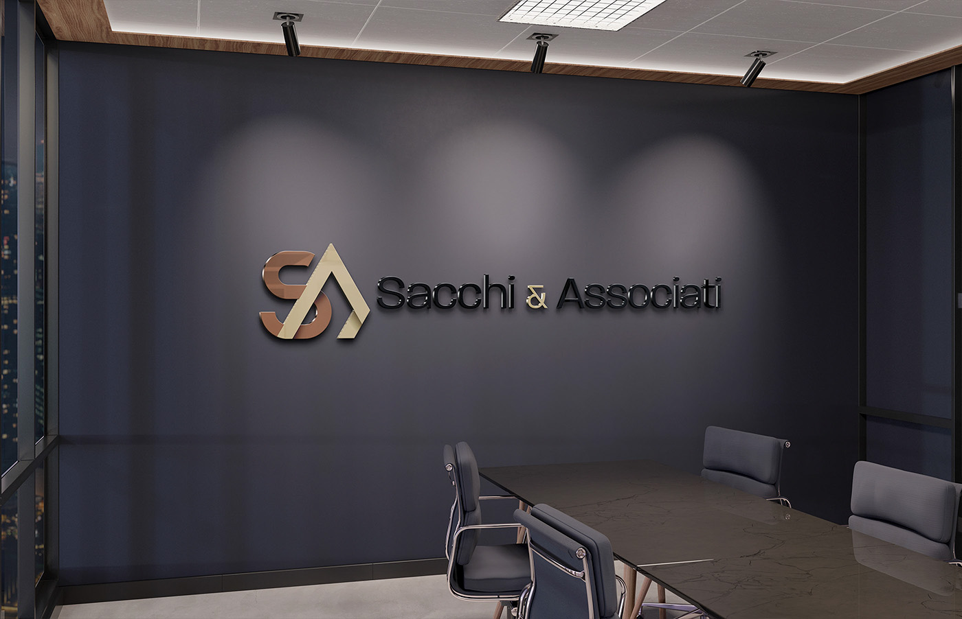 Progettazione Logo Per Sacchi & Associati