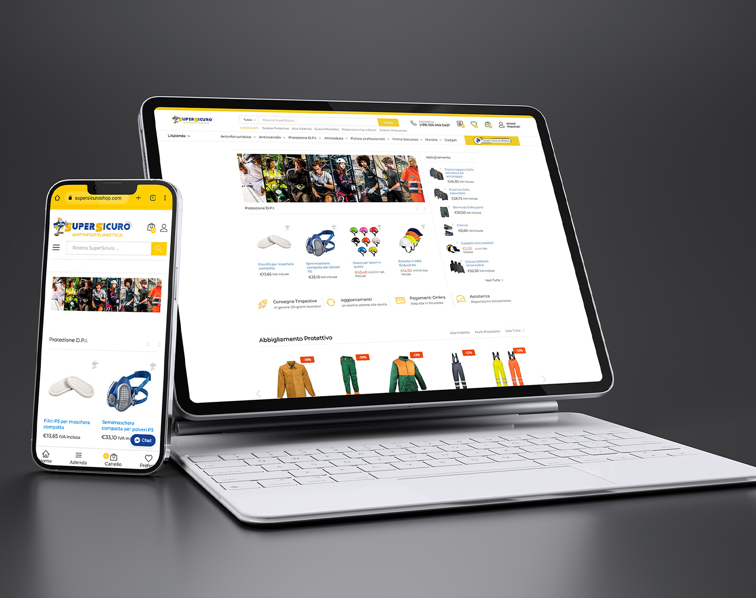 Realizzazione e-Commerce per Super Sicuro antinfortunistica