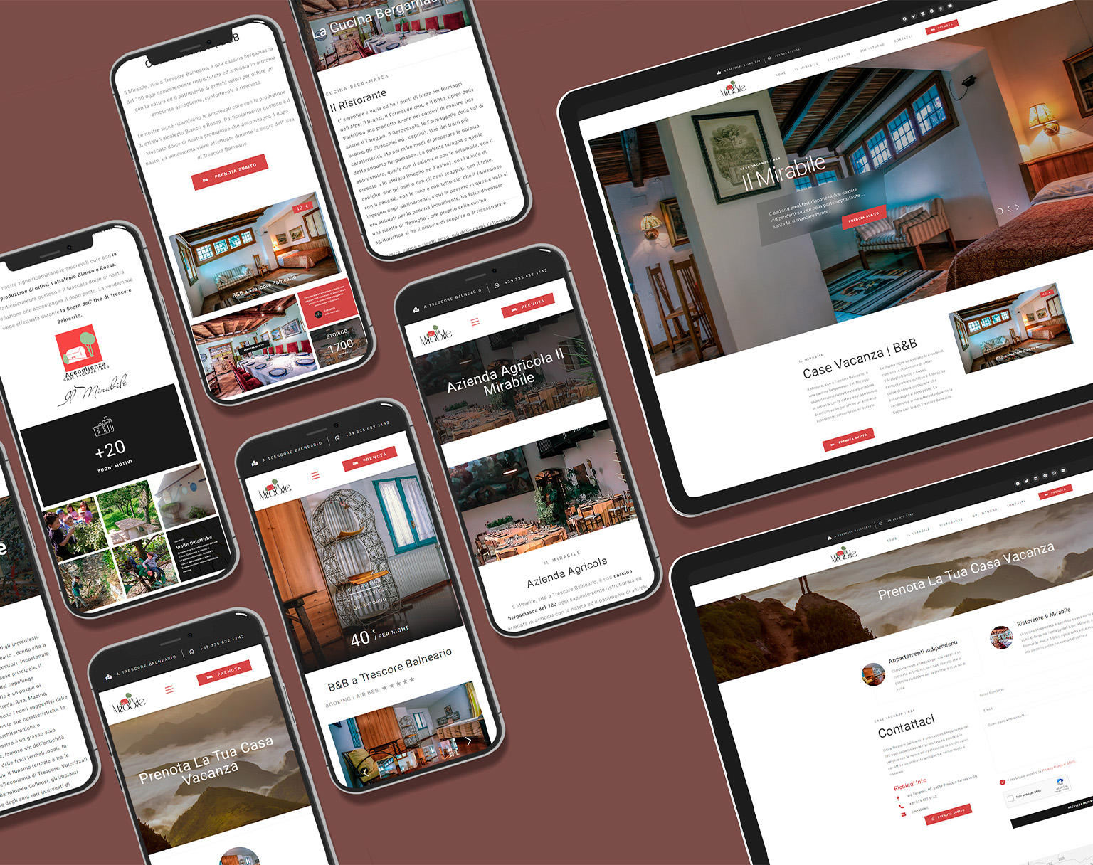 Realizzazione Siti Web per B&B Il Mirabile