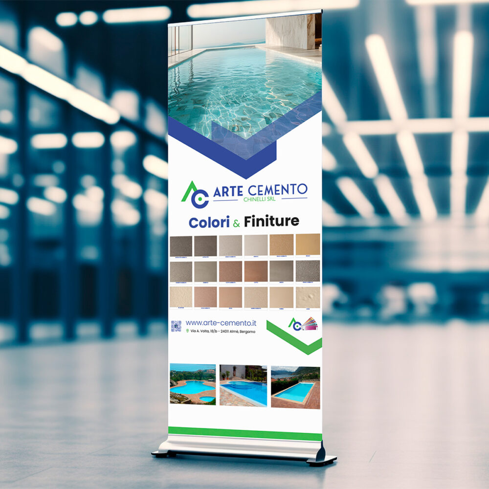 Progettazione Grafica Roll Up Goldy